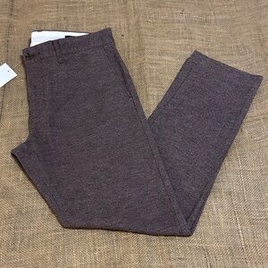 J Crew Flex chino pants 32 x 30 slim. NWT. Brown